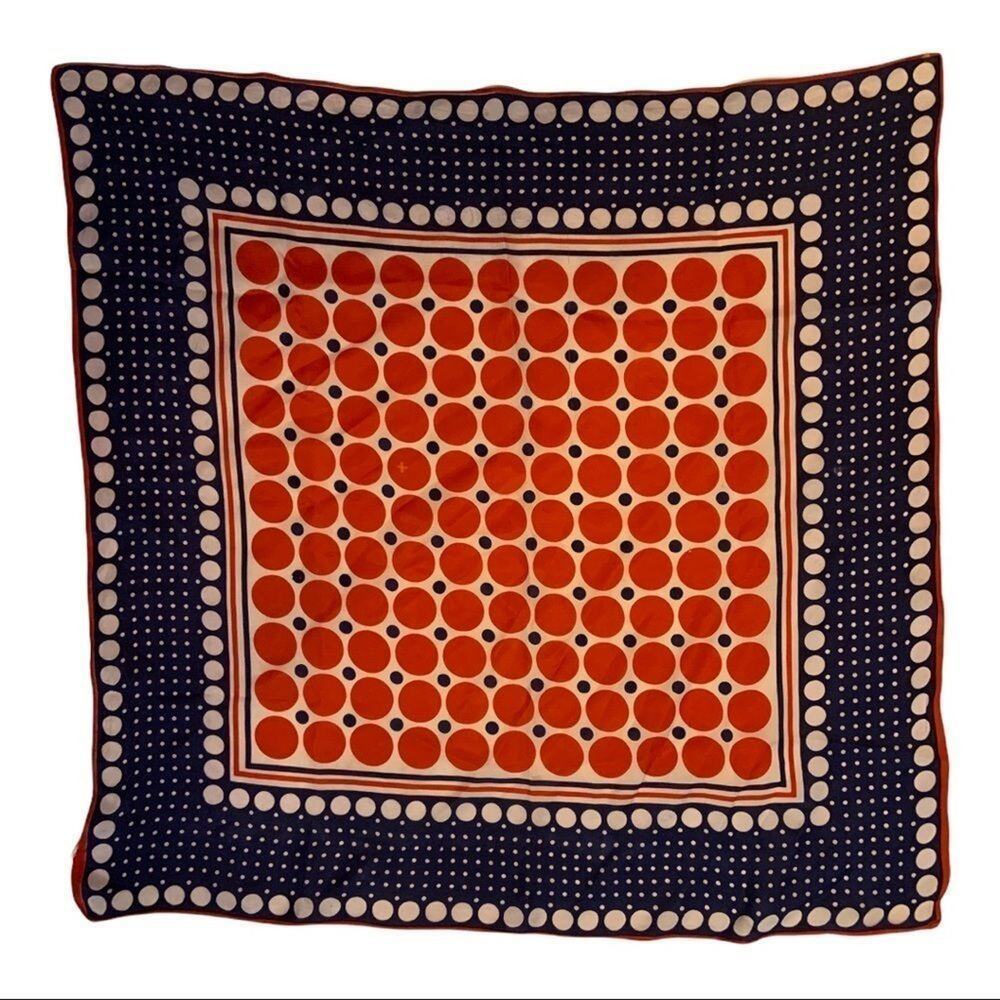 Vintage polka dot red white and blue retro scarf wrap! Great pattern!